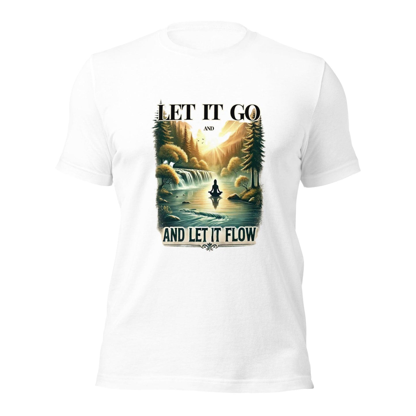 Unisex t-shirt "Let it Go, Let it Flow"