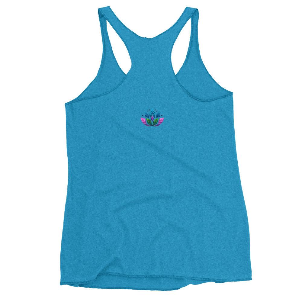 Women's Racerback Tank "Keep Moving Forward"