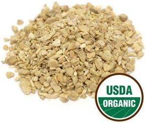 Starwest Botanicals Organic Ginger Root 1/4" Cut and Sifted, 1 Pound