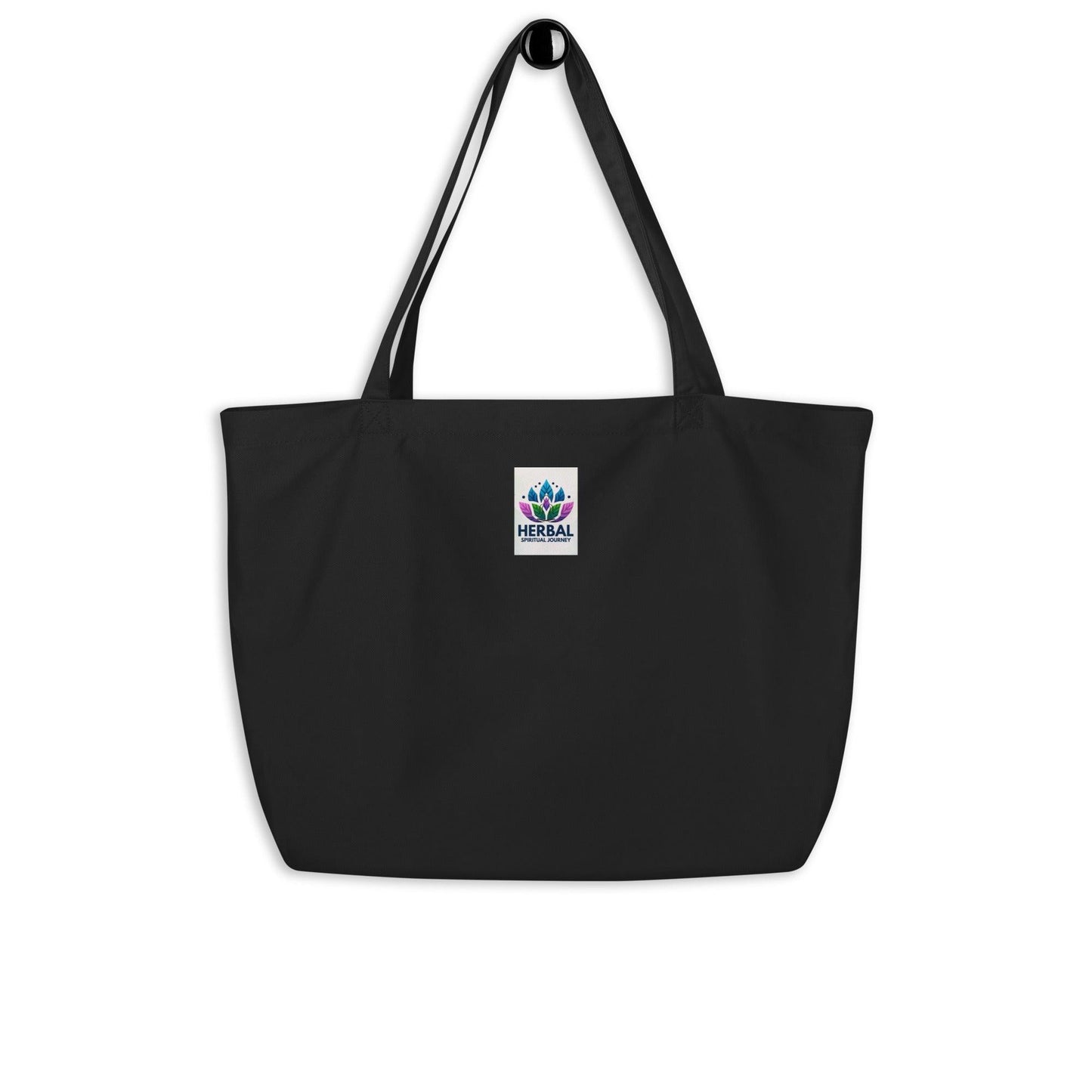 Large organic tote bag " i am enough"