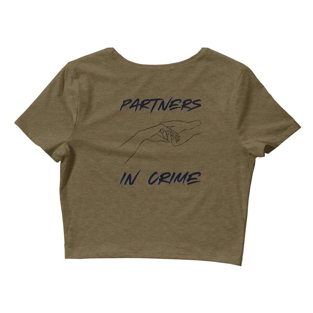 Women’s Crop Tee "Partners in crime"