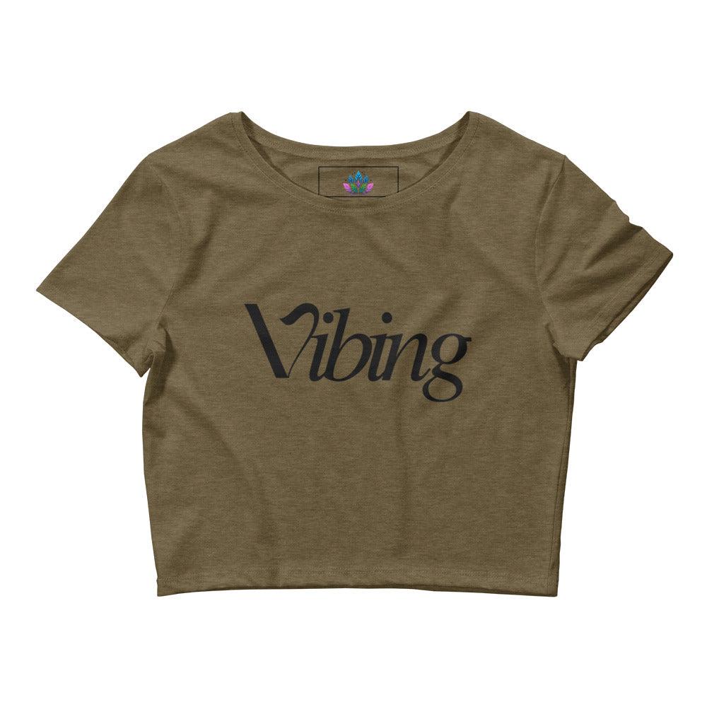 Women’s Crop Tee "Vibing"