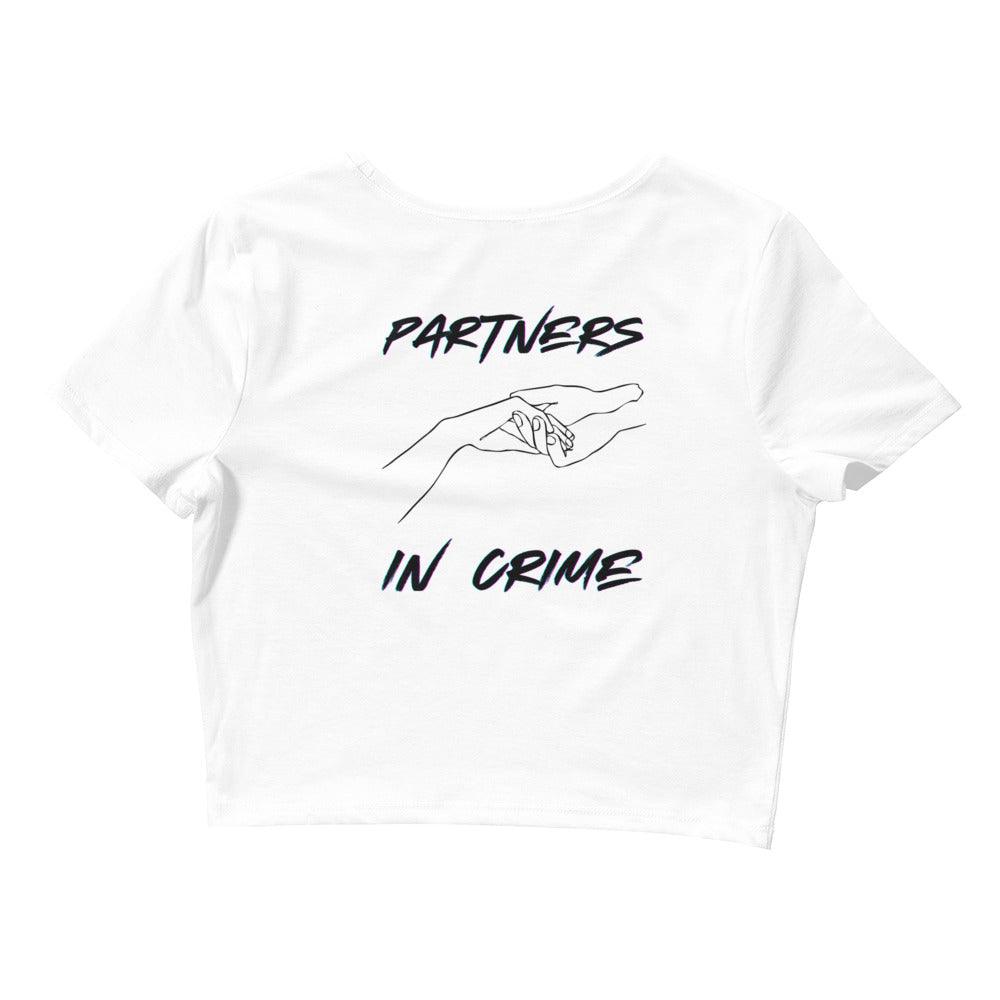 Women’s Crop Tee "Partners in crime"