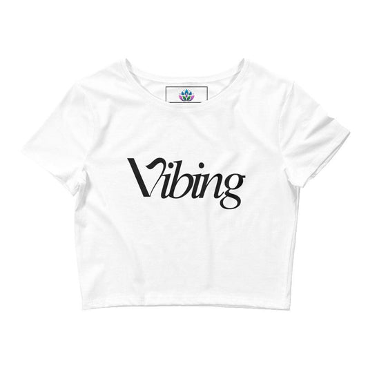 Women’s Crop Tee "Vibing"