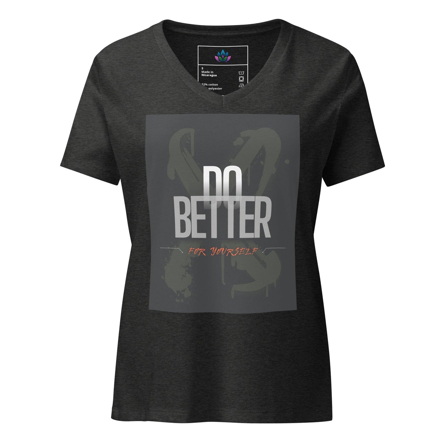 Women’s relaxed v-neck t-shirt "Do Better"