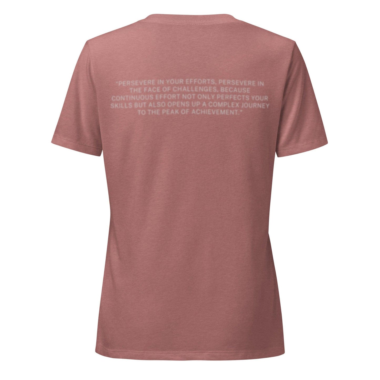 Women’s relaxed v-neck t-shirt "PERSEVERE"