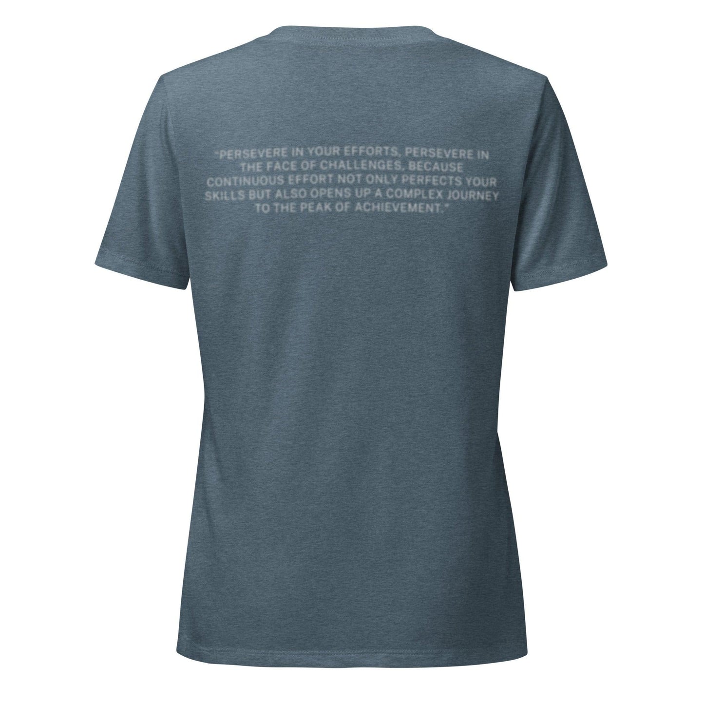 Women’s relaxed v-neck t-shirt "PERSEVERE"