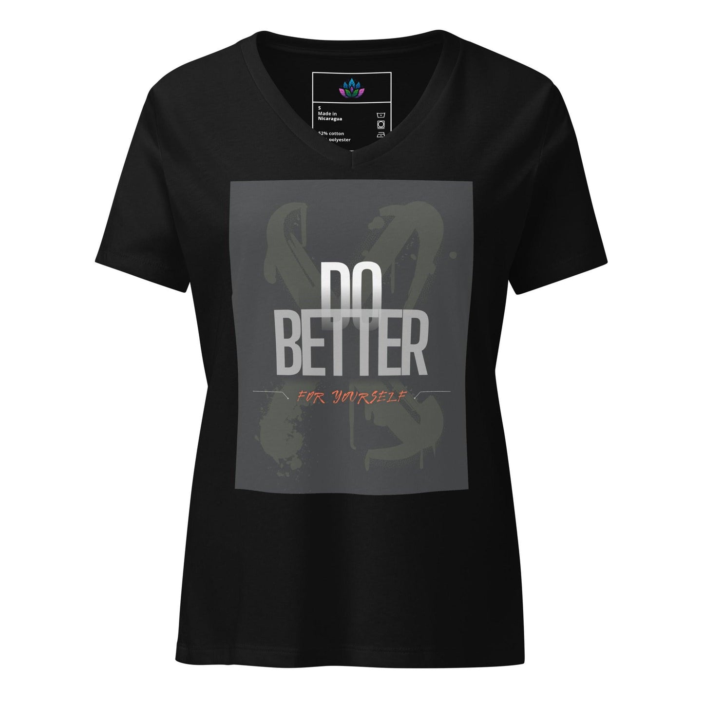 Women’s relaxed v-neck t-shirt "Do Better"